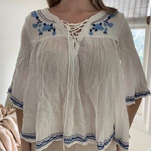 Lovers and friends top Rayon flowy long sleeve